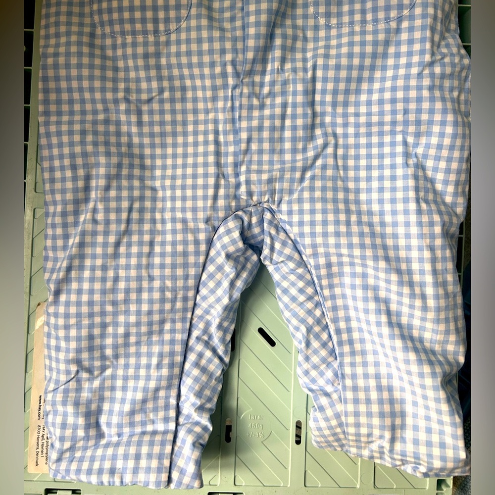 Jacadi gingham romper baby boy - Picture 2 of 3